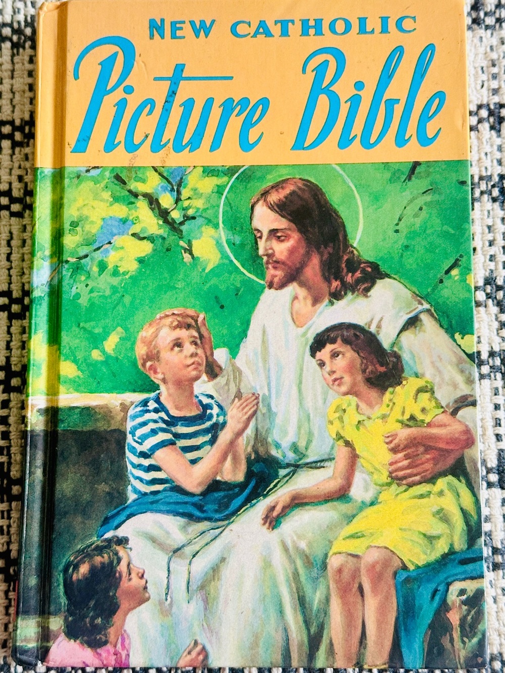 Vintage Catholic Picture Bible - Hardcover Ed. by Rev. Lawrence G. Lovasik 1990s